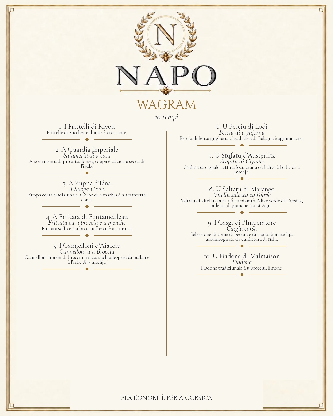 MENU — Corsu — page 5