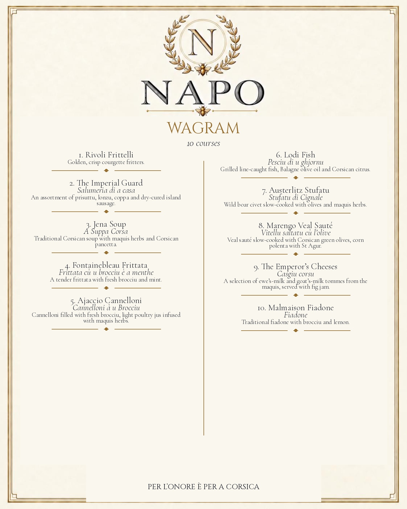 MENU — English — page 5