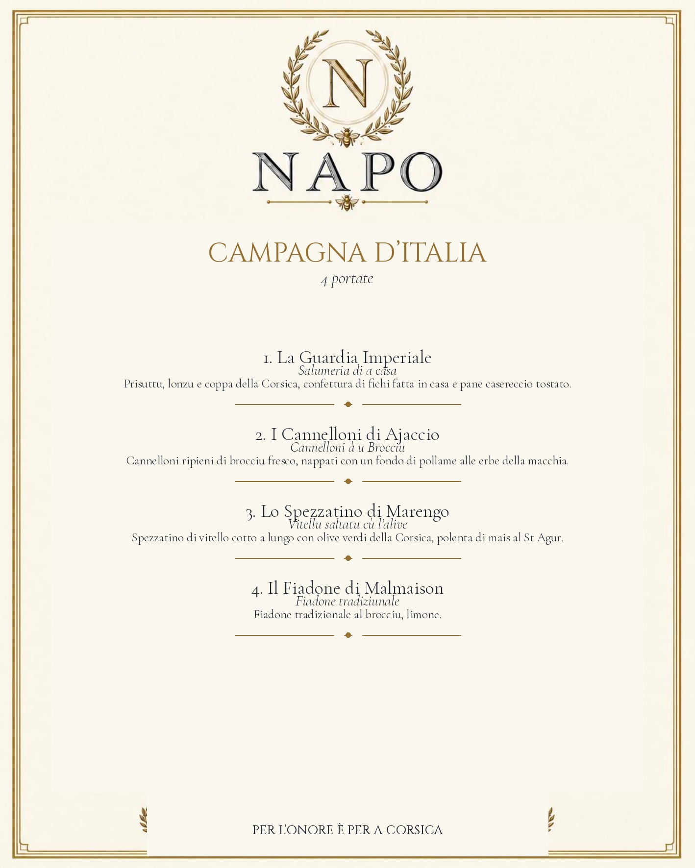 MENU — Italiano — page 3