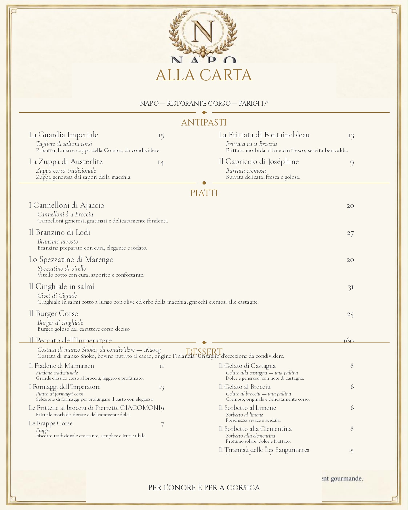 MENU — Italiano — page 6